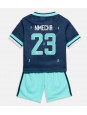 Deutschland Felix Nmecha #23 Auswärts Trikotsatz für Kinder WM 2026 Kurzarm (+ Kurze Hosen)